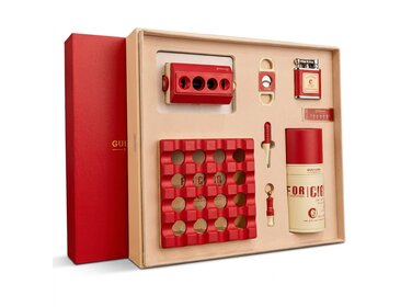 Guevara Zigarren-Geschenkset RAG-6702 Luxus 7-teilig Rot