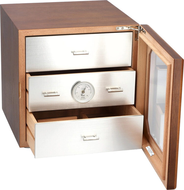 Adorini  Humidor Chianti Medium Walnuss/Alueluxe