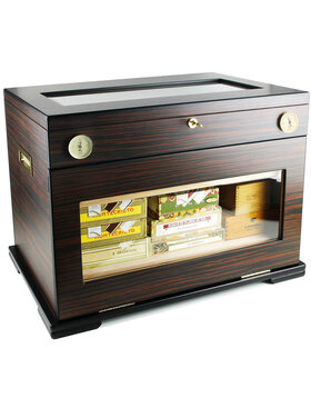 Adorini Zigarrenschrank Aficionado Deluxe Ebenholz