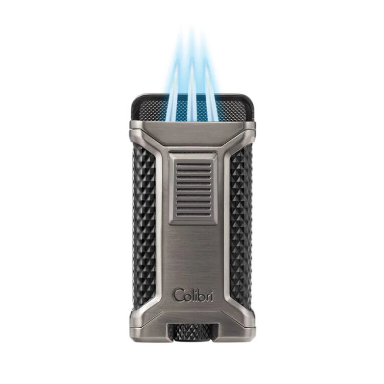 Colibri Ascari Feuerzeug Anthrazit/Schwarz