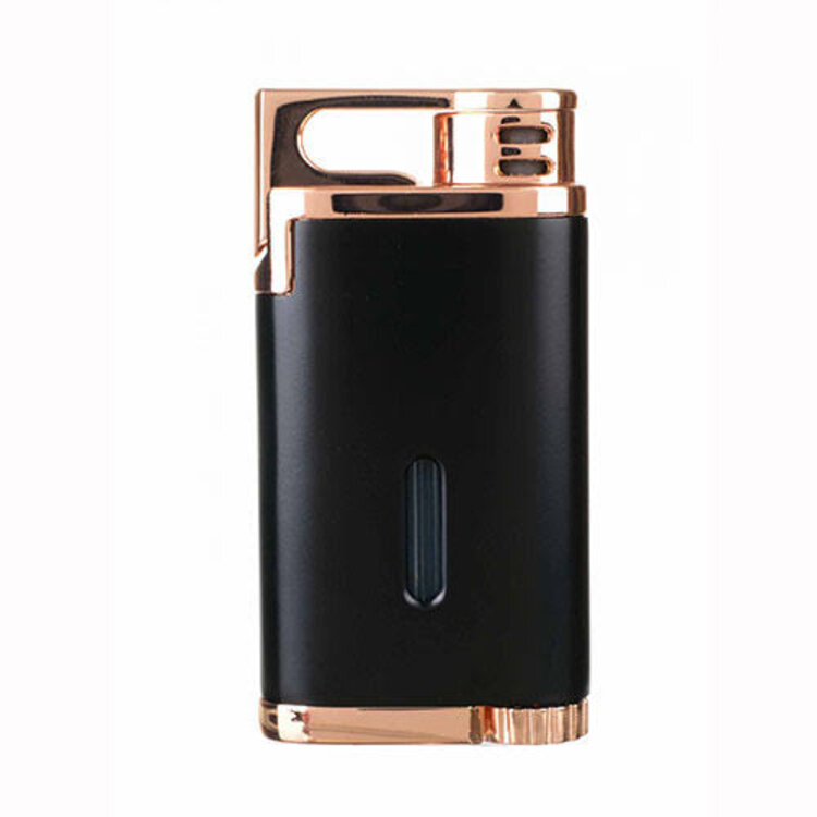 Colibri Belmont Feuerzeug Schwarz/Roségold
