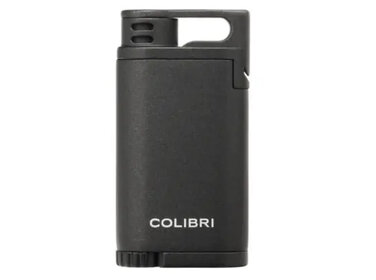 Colibri  Feuerzeug Belmont Schwarz matt mit Single-Jet-Flamme