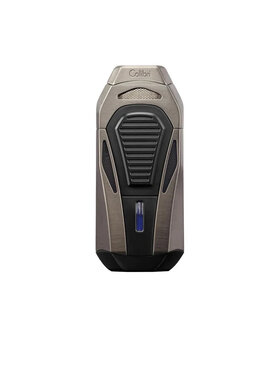 Colibri Boss III Feuerzeug Gunmetal mit Cutter