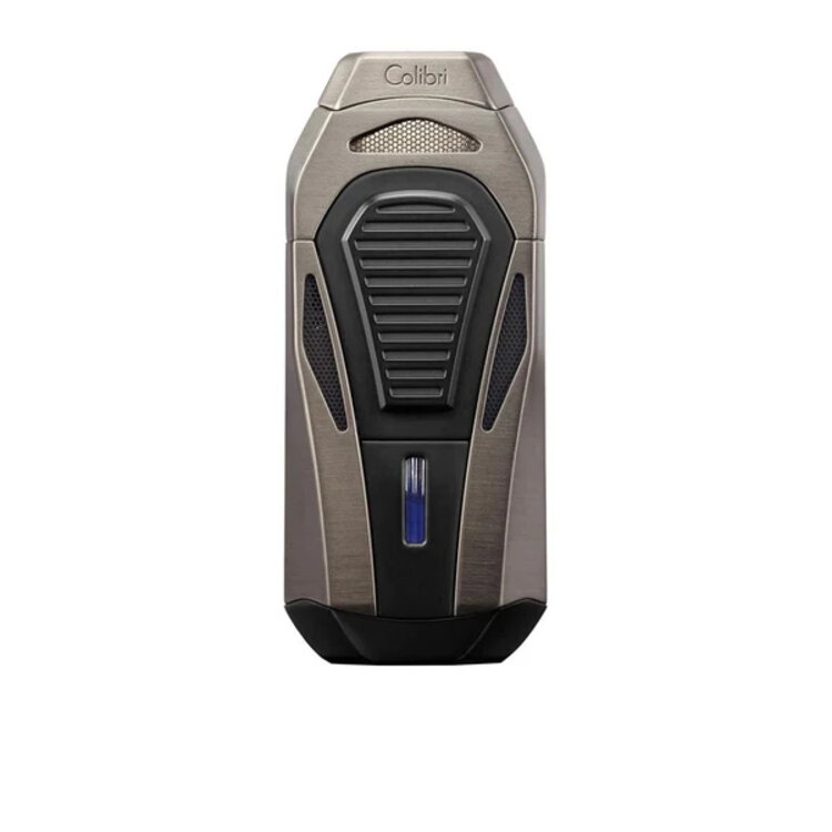 Colibri  Boss III Feuerzeug Gunmetal mit Cutter