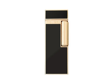 Colibri  Feuerzeug Continental Schwarz/Gold mit Softflamme