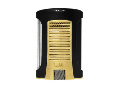Colibri  Feuerzeug Daytona Schwarz/Gold mit Single-Jet-Flamme