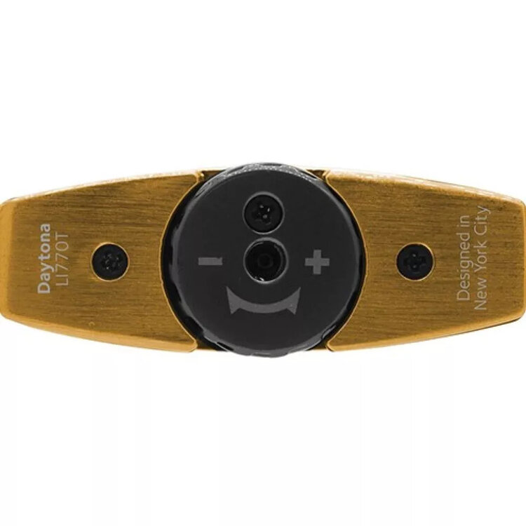 Colibri Daytona Feuerzeug Schwarz/Gold mit Single-Jet-Flamme
