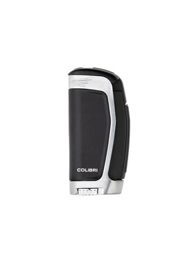 Colibri Enterprise 3 Feuerzeug Schwarz/Chrom mit Bohrer