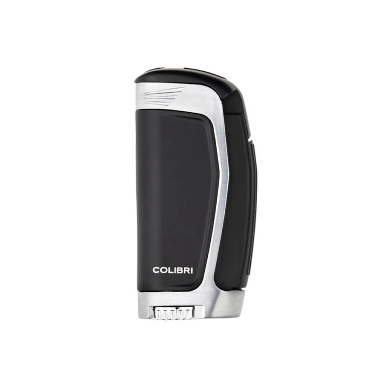 Colibri Enterprise 3 Feuerzeug Schwarz/Chrom mit Bohrer