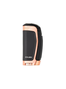 Colibri Enterprise 3 Feuerzeug Schwarz/Roségold mit Bohrer