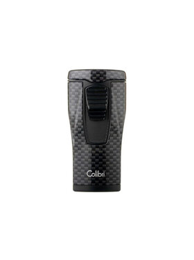 Colibri Monaco Feuerzeug Carbon Schwarz mit 3-fach Jet