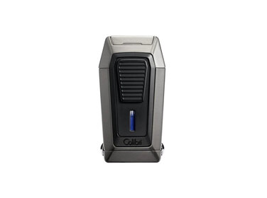 Colibri  Feuerzeug Quantum Gunmetal mit 3-fach Jet und V-Cutter
