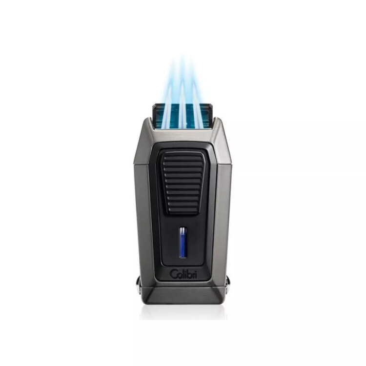 Colibri Quantum Feuerzeug Gunmetal mit V-Cutter