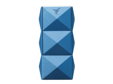 Colibri  Feuerzeug Quasar II Blau matt mit Doppel-Jet und Bohrer
