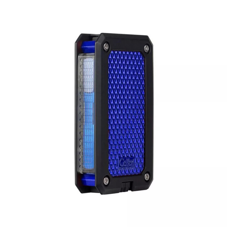 Colibri Rally Feuerzeug Blau/Schwarz mit Jet-Flamme