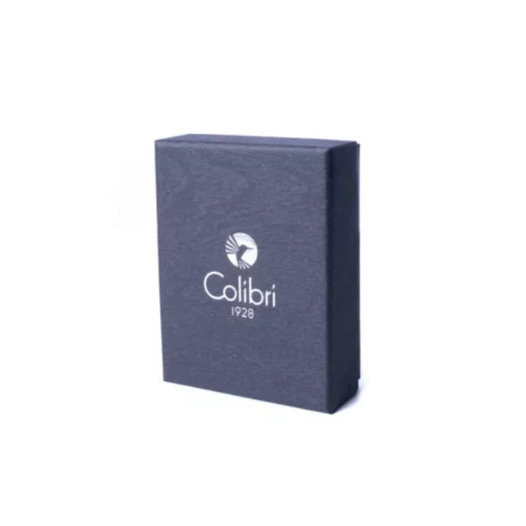 Colibri  Slide Feuerzeug Schwarz mit Doppel-Jet und 7-mm-Bohrer