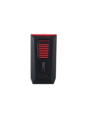 Colibri Slide Feuerzeug Schwarz/Rot mit Bohrer