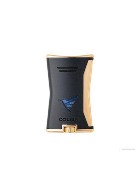 Colibri Slim Feuerzeug Schwarz/Gold