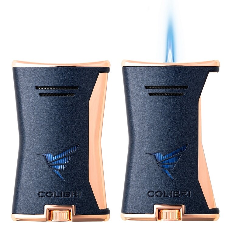 Colibri Slim Feuerzeug Navy