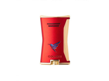 Colibri Slim Feuerzeug Rot/Gold