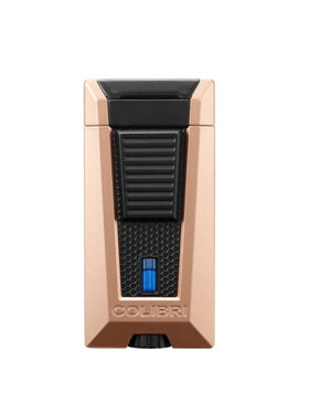 Colibri Stealth Feuerzeug Roségold/Schwarz mit 3-fach Jet