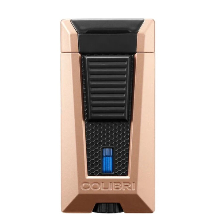Colibri  Stealth Feuerzeug Roségold/Schwarz mit 3-fach Jet