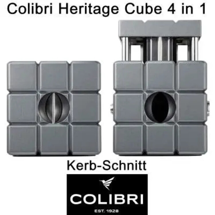 Colibri  Heritage Cube Tisch-Cutter Rot 5-in-1
