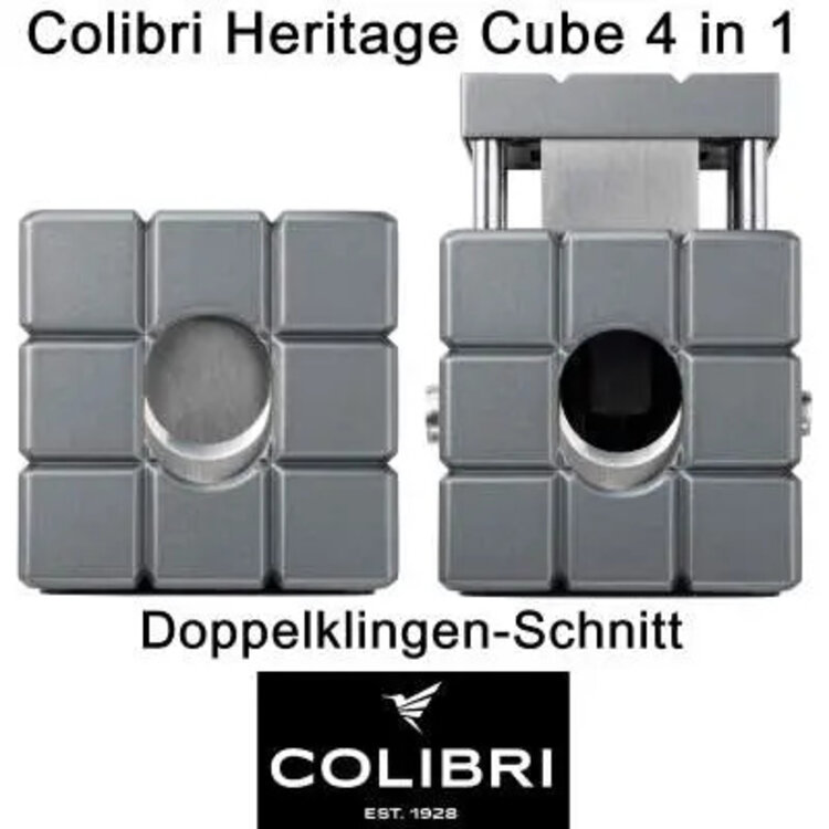 Colibri  Heritage Cube Tisch-Cutter Rot 5-in-1