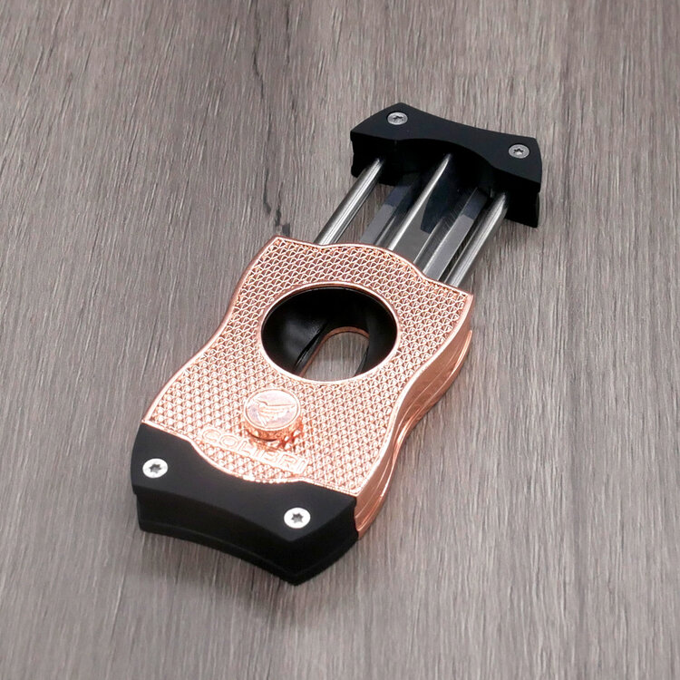 Colibri  Diamond V-Cut Zigarrenschneider Roségold/Schwarz 23 mm