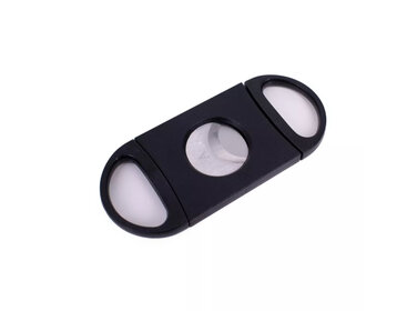 Angelo Zigarrenschneider Doppelklinge Schwarz 22 mm