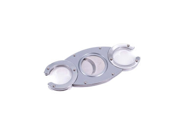 Angelo Zigarrenschneider Doppelklinge Chrom C-Form 23 mm