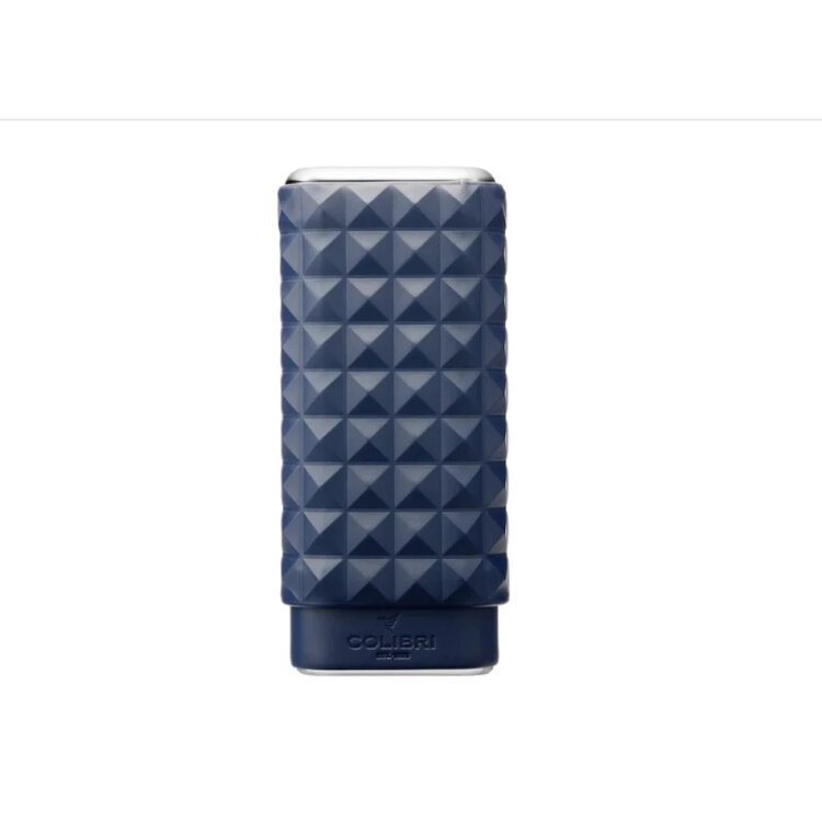 Colibri Quasar Zigarrenetui Marineblau für 3 Zigarren