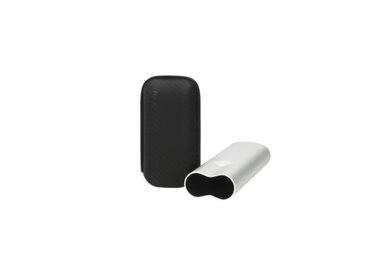 Angelo Etui Teleskop Aluminium Silber/Carbon für 2 Zigarren