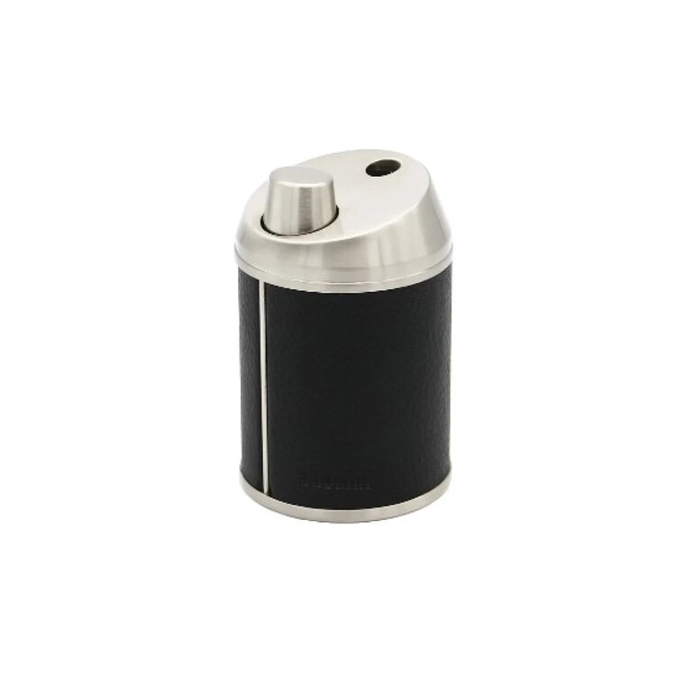 Adorini Jet Edge Tischfeuerzeug Schwarz/Chrom mit Jet-Flamme