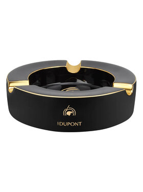 S.T. Dupont XL Aschenbecher Cohiba 60 Schwarz/Gold 006472