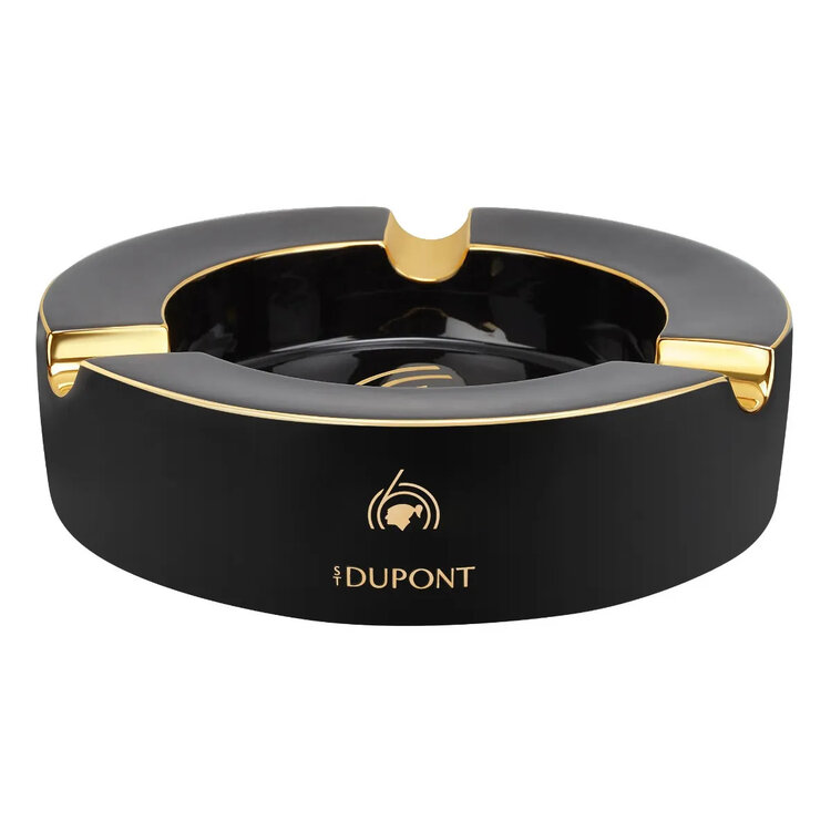 S.T. Dupont  XL Aschenbecher Cohiba 60 Schwarz/Gold 006472