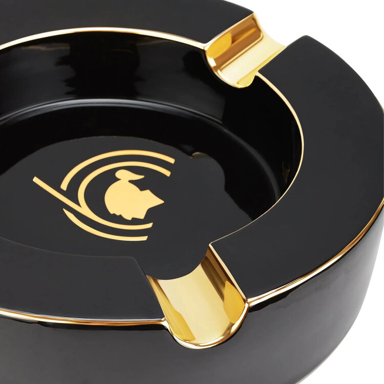 S.T. Dupont  XL Aschenbecher Cohiba 60 Schwarz/Gold 006472