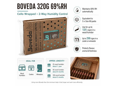 Bóveda Befeuchter 69 % 320 g für grosse Humidore