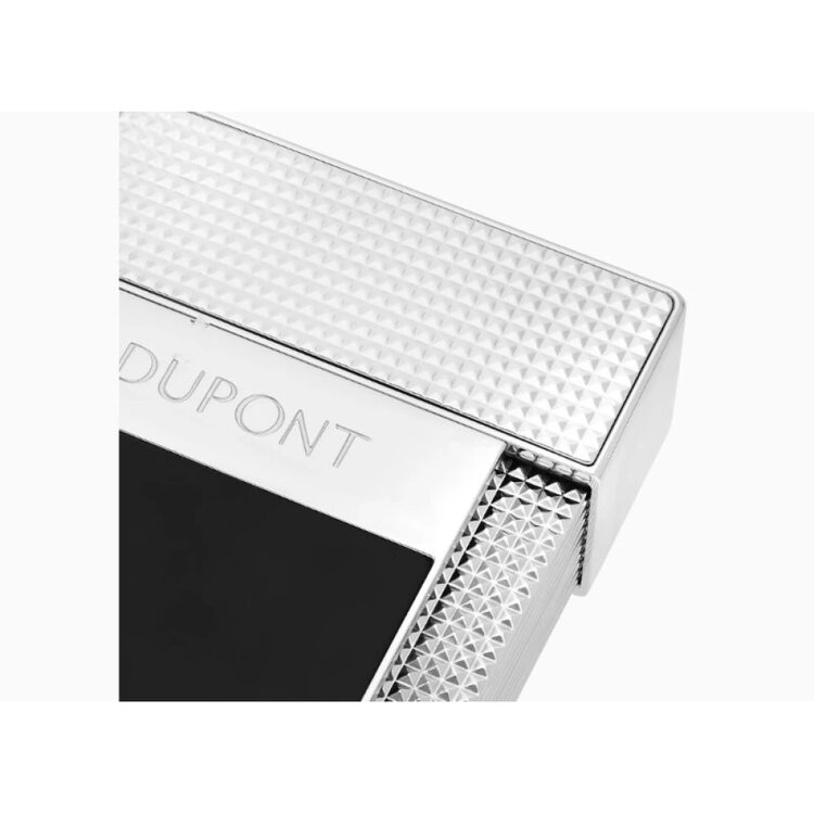 S.T. Dupont  Tischfeuerzeug Schwarz/Chrom T20101