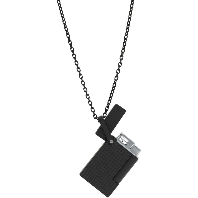 S.T. Dupont Necklace Feuerzeug an Halskette Schwarz matt K27068CH