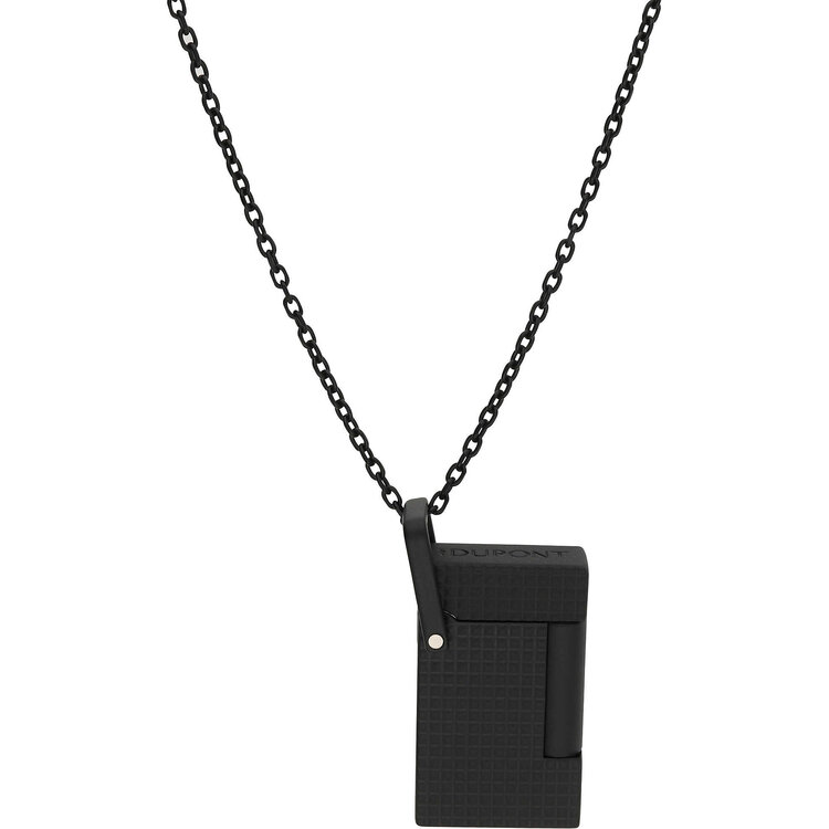 S.T. Dupont Necklace Feuerzeug an Halskette Schwarz matt K27068CH
