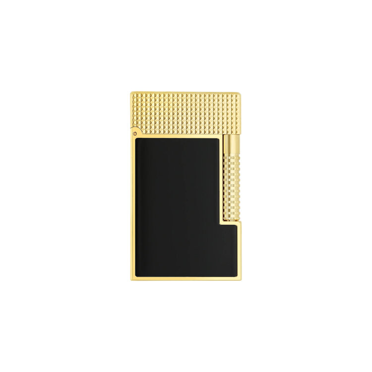 S.T. Dupont Le Grand Feuerzeug Cling Schwarzlack/Gold C23790CL