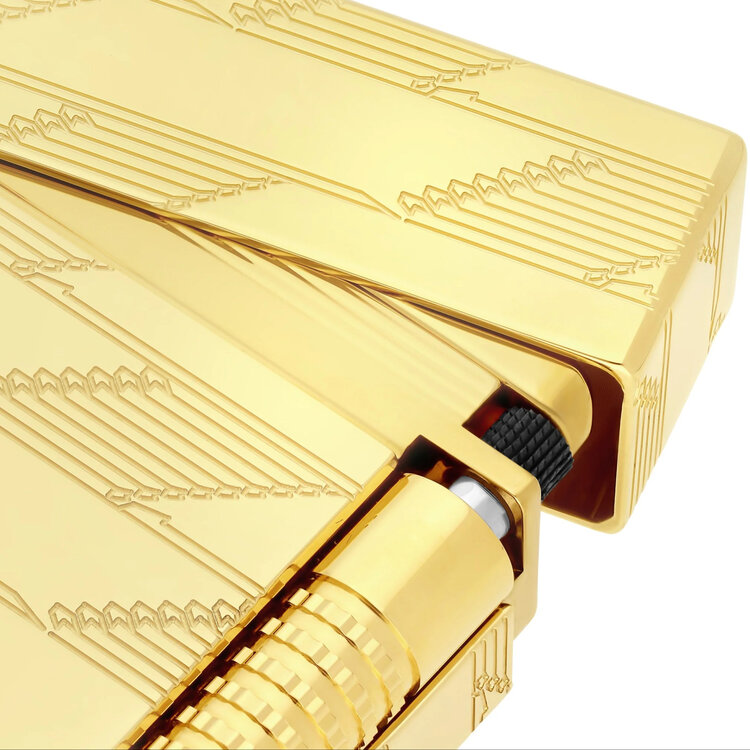 S.T. Dupont Le Grand Feuerzeug Cling 1872 Gelbgold C23178