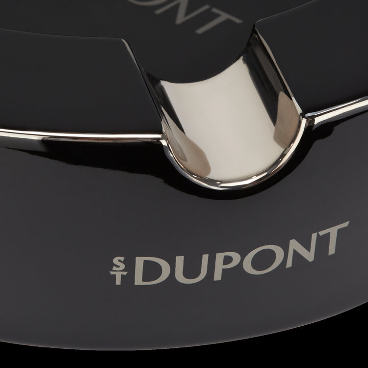 S.T. Dupont XL Zigarrenaschenbecher Schwarz/Silber