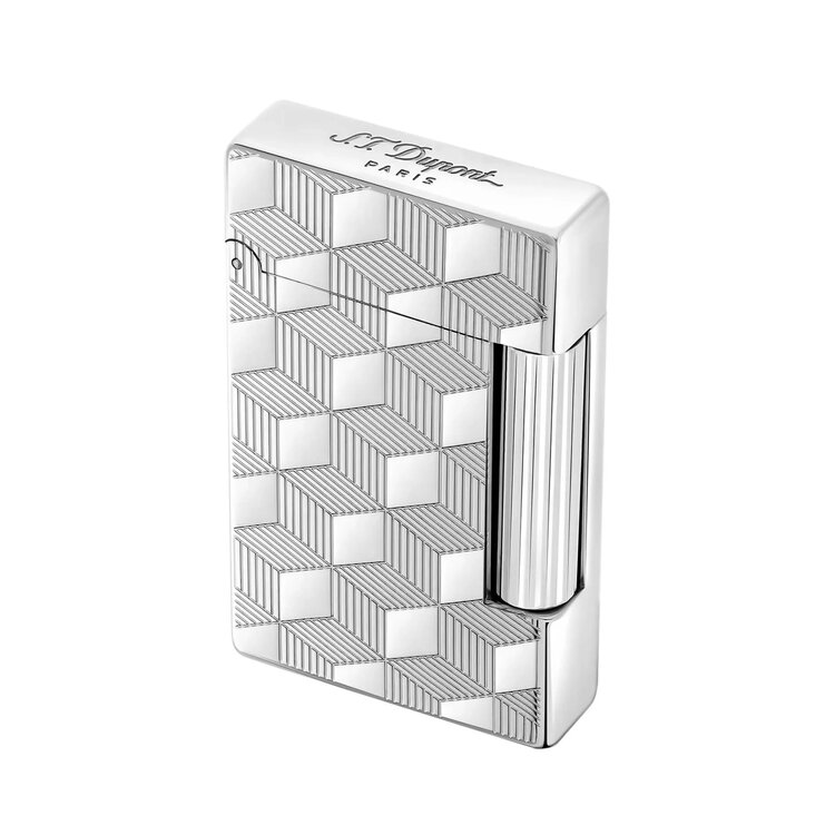 S.T. Dupont Initial Feuerzeug Cube Palladium 020840