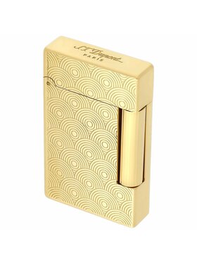 S.T. Dupont Initial Feuerzeug Cinétique Gelbgold 020845