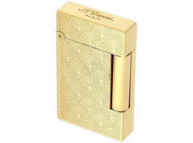S.T. Dupont Initial Feuerzeug Cinétique Gelbgold 020845
