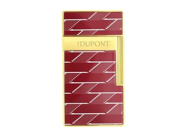 S.T. Dupont  Feuerzeug Biggy Monogram 1872 Bordeaux/Gold