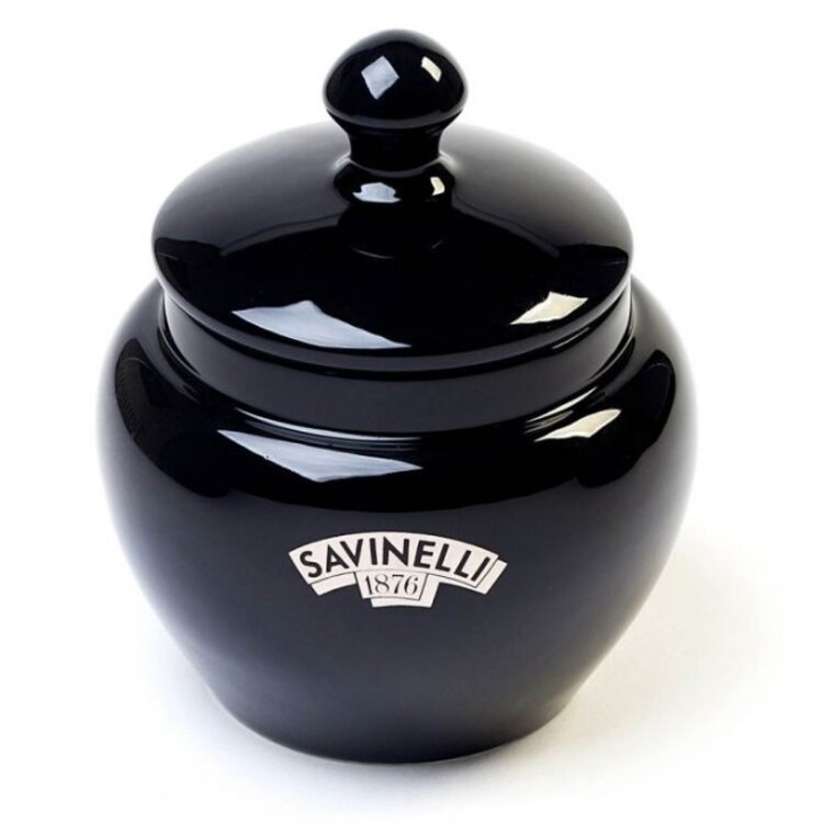 Savinelli Savinelli Tabaktopf Keramik Schwarz – handgefertigt
