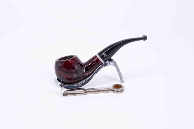 Aldo Morelli Aldo Morelli Fiorita Bent Apple Bruyère-Pfeife (Art. AM-Fiorita-80482)